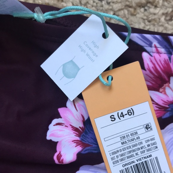 !NWT! High-Waisted Bikini Bottoms, size small (4-6) - Picture 2 of 4